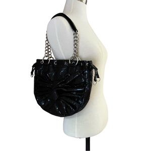 Poppie Jones snakeskin shoulder bag